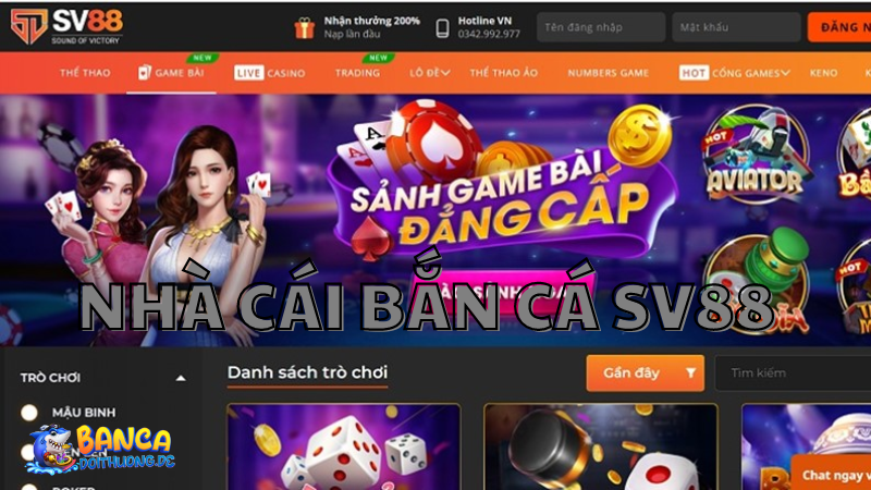 Nhà cái uy tín SV88