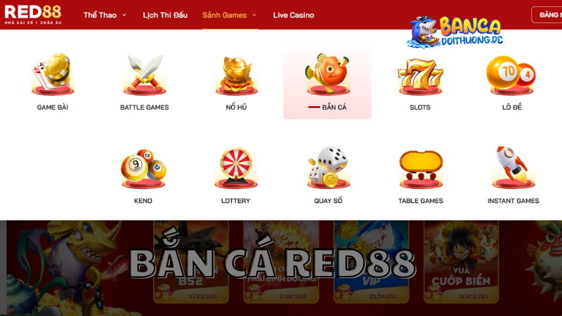 Trải nghiệm bắn cá Red88